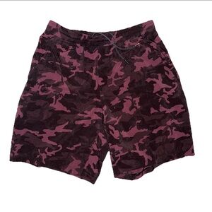 lululemon athletica Maroon Camo Men's Athletic Shorts